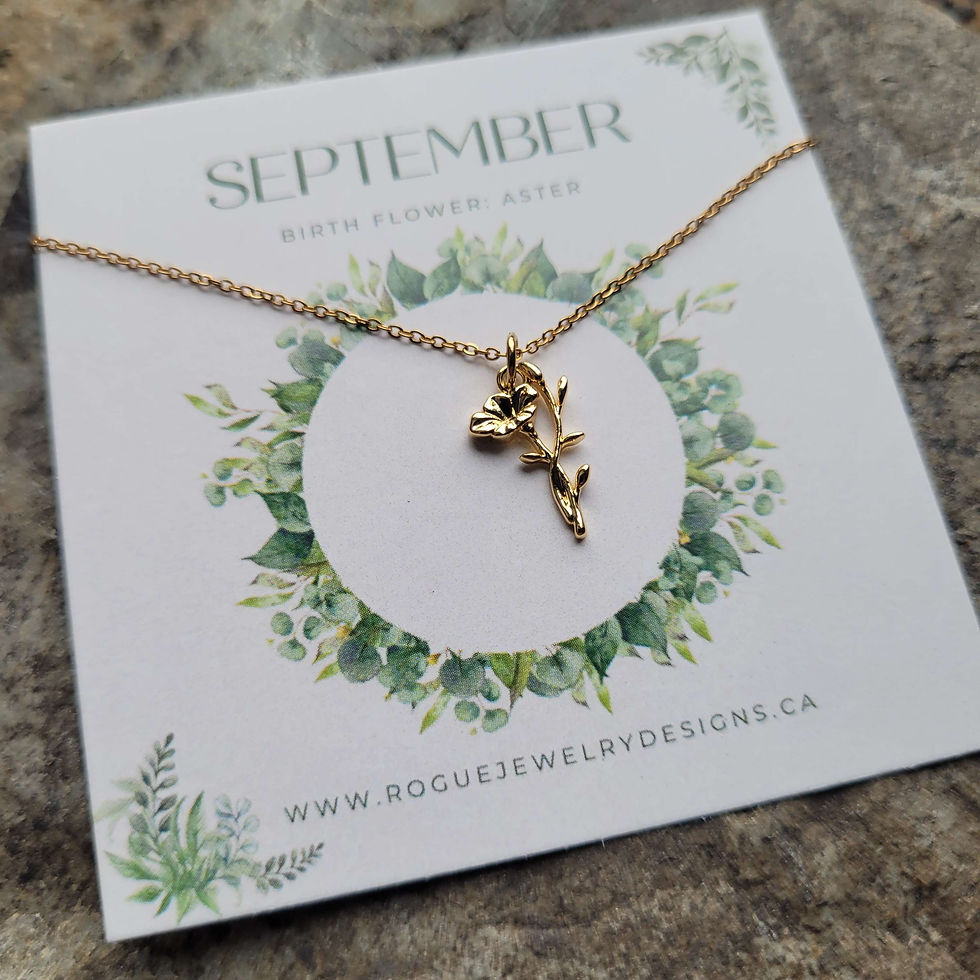 Thumbnail: Birth Flower Necklace 