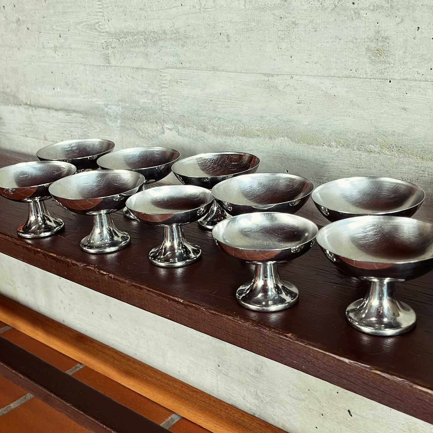 Coppette gelato Alessi, anni 50