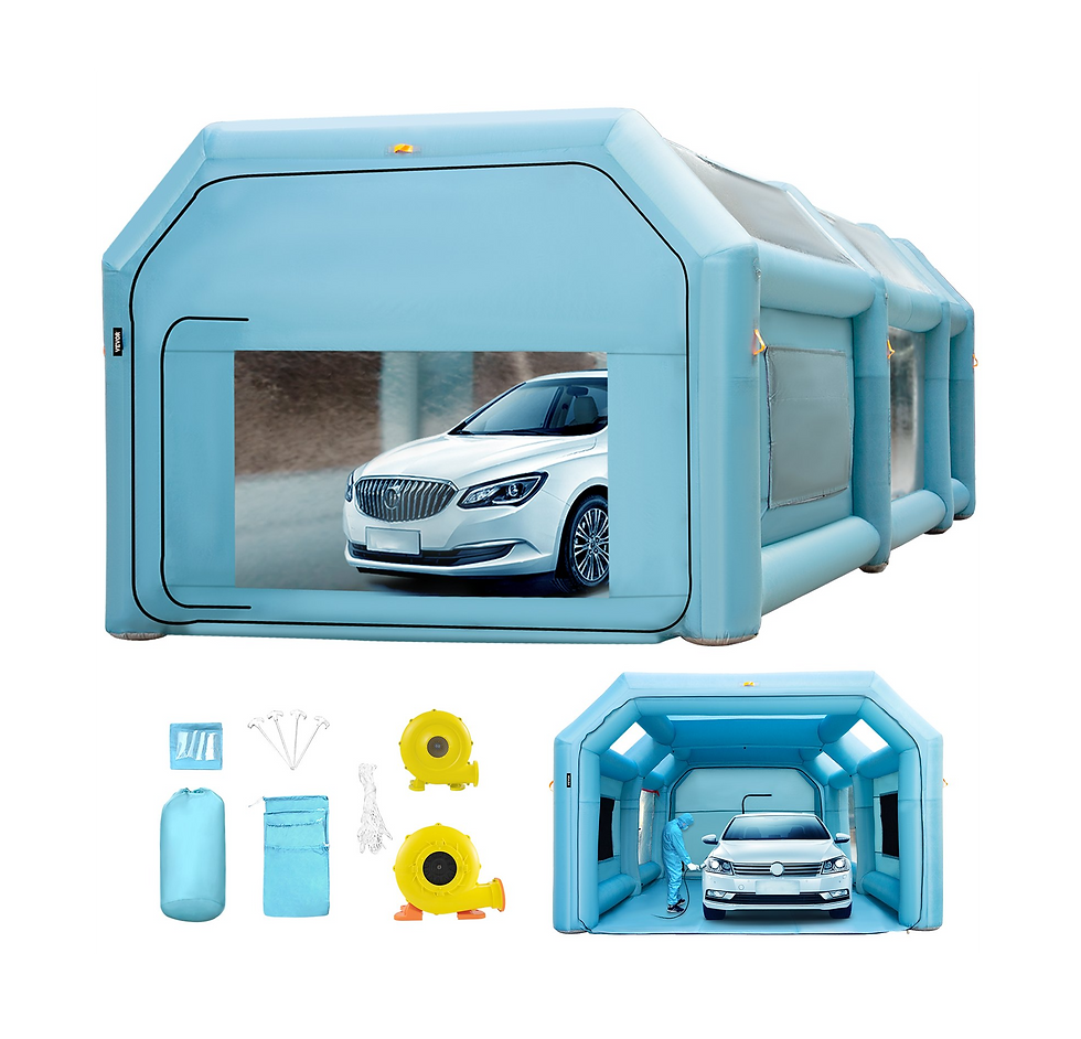 Cabine Peinture Voiture 8 x 4 x 3m Armoire de Peinture Gonflable