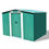 Miniature : Abri  pour jardin 5.26m2 Anthracite, vert, gris, ou marron Acier 257x205x178 cm