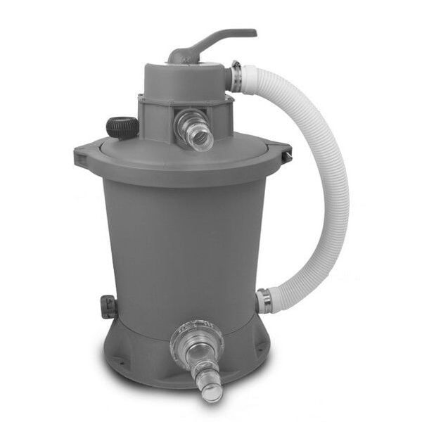 Miniature : Piscine Tubulaire Avec Toit & Pompe à Chaleur 5m40 x 2m50 x 1m22