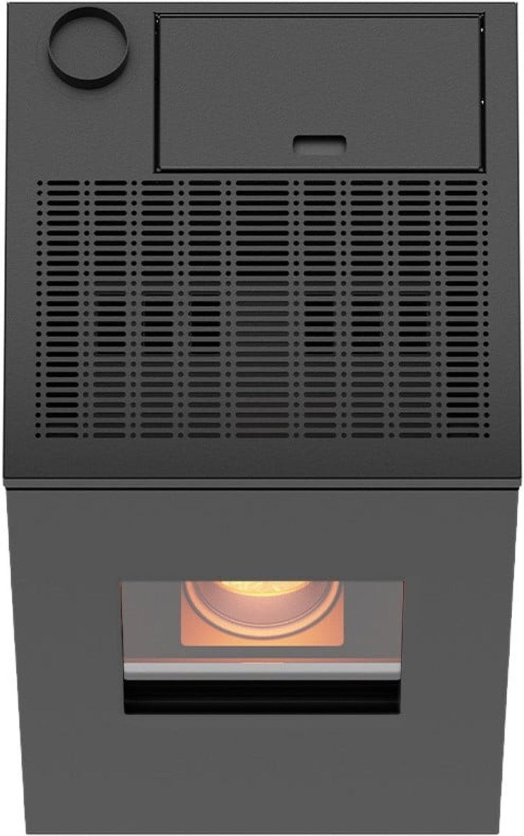 Miniature : Poêle à pellet 12 KW - chambre et creuset en Fonte  - Bougie céramique