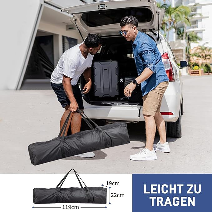 Miniature : Tonnelle de Jardin Pliable 3 M X 3M  Aluminium Avec 1 x Toit Imperméable