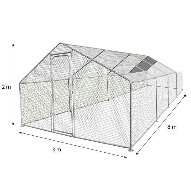 Miniature : Enclos Poulailler 24m²