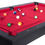 Miniature : Billard Américain convertible en table 6Ft Noir tapis en diverses couleurs