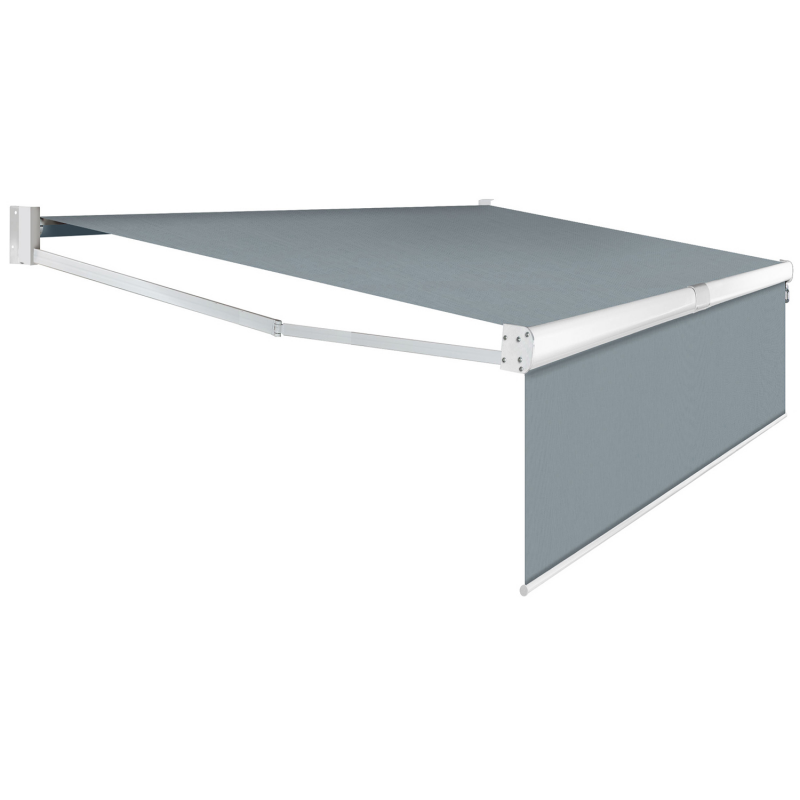 Miniature : Store banne manuel 2,95 x 2 M gris anthracite lambrequin H.1,40 M