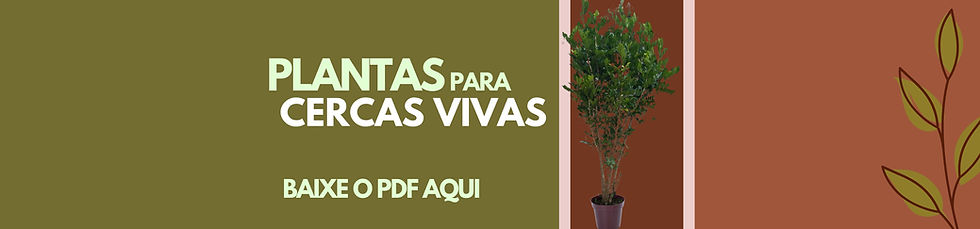 Banner capa de catálogo de Cercas Vivas da A Varanda Paisagismo