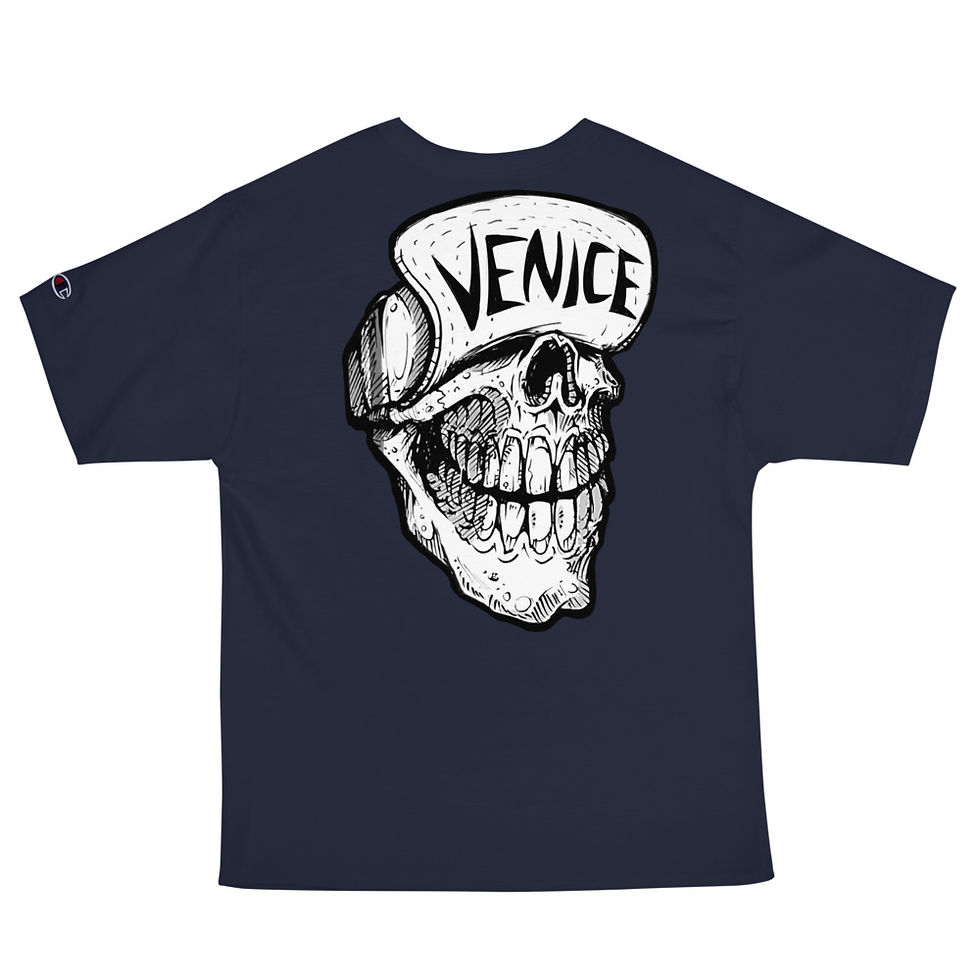 Thumbnail: Venice Brand® Skull Champion T-Shirt: Flipped Up Hat Homie