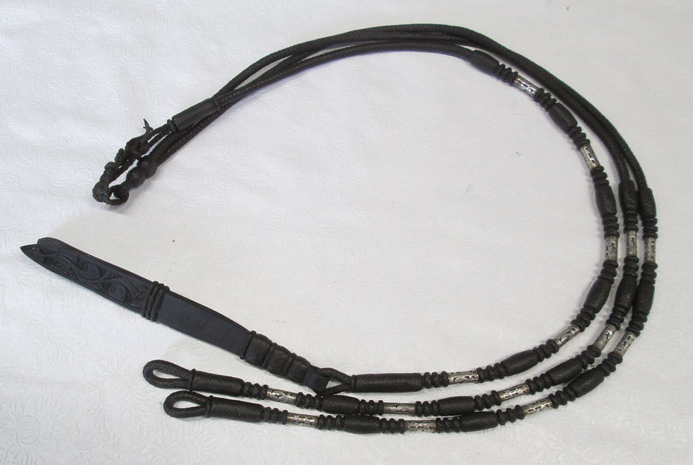 VICTOR? Sterling Filigree Romel Reins - Stunning