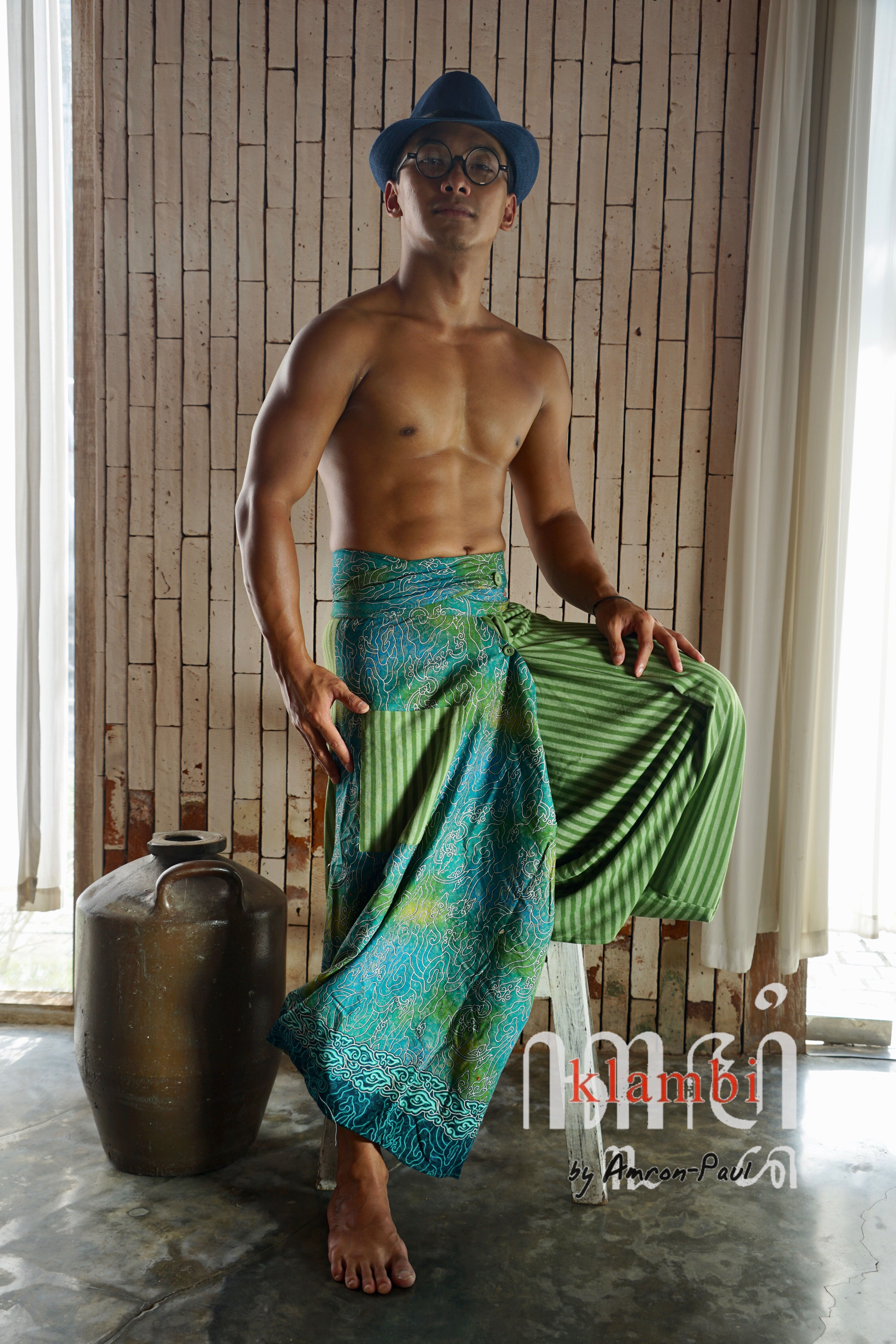 Sarong Pants Origami Batik 001
