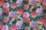 wool challis floral fabric closeup