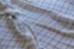 silk chiffon blue and ivory folded