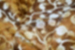 rust gold organza jacquard fabric swirled