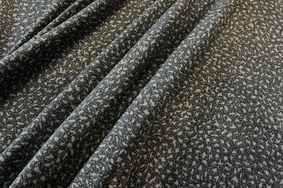 Thumbnail: grey and black velvet fabric folds