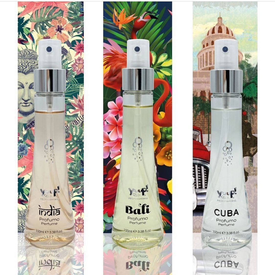 סדרת פאשן בשמי יופ באלי,אינדיה,קובה. YUUP perfume series Bali,India,Cuba.