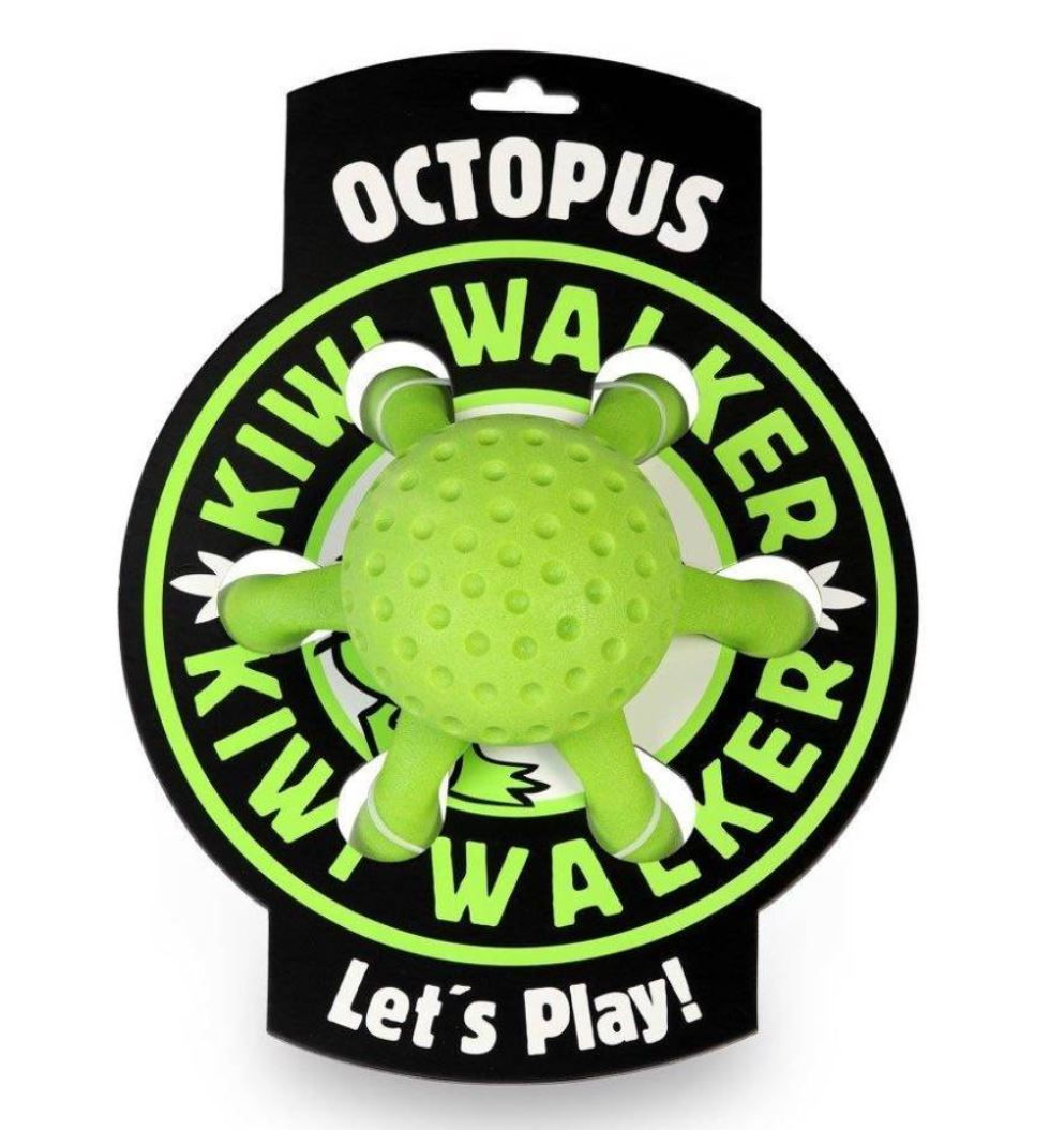 קיווי צעצוע תמנון עמיד במגוון צבעים - Kiwi Walker TPR Octopus Toy