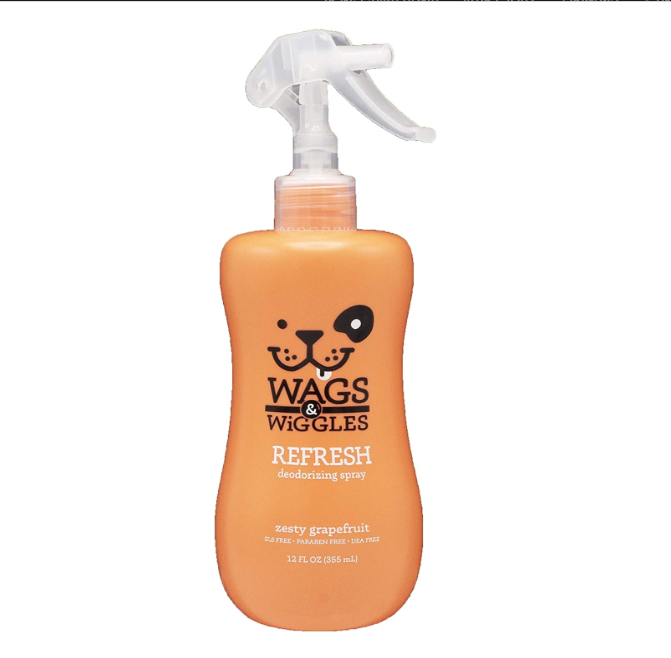 ספריי דאורדורנט לכלב 355 מ"ל בניחוח אשכולית Refresh Dog deordorizing spray