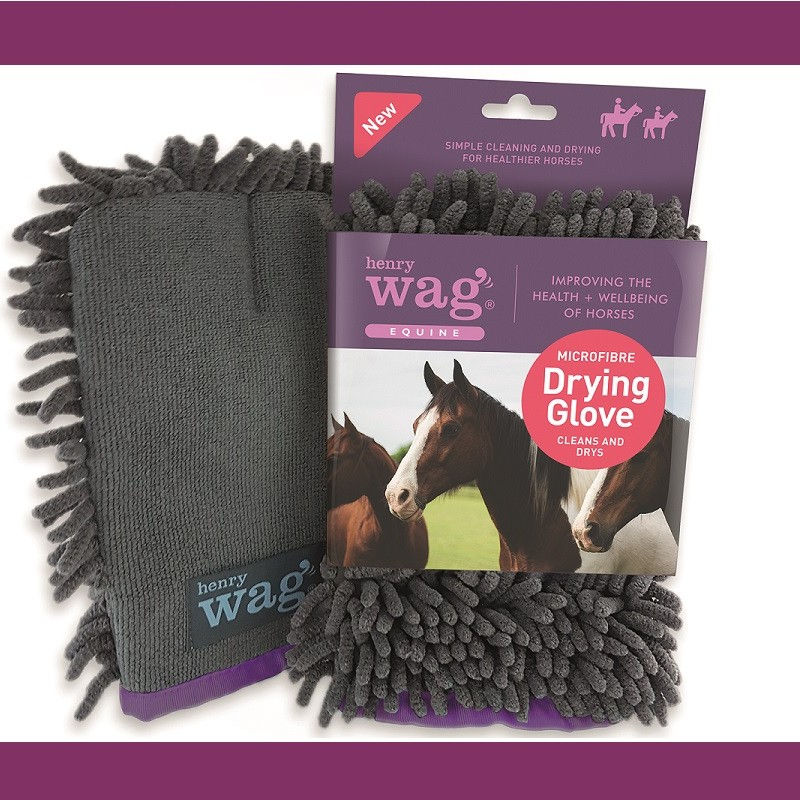 כפפת ניקוי לסוסים מיקרו-סיב Equine Microfibre Cleaning Glove