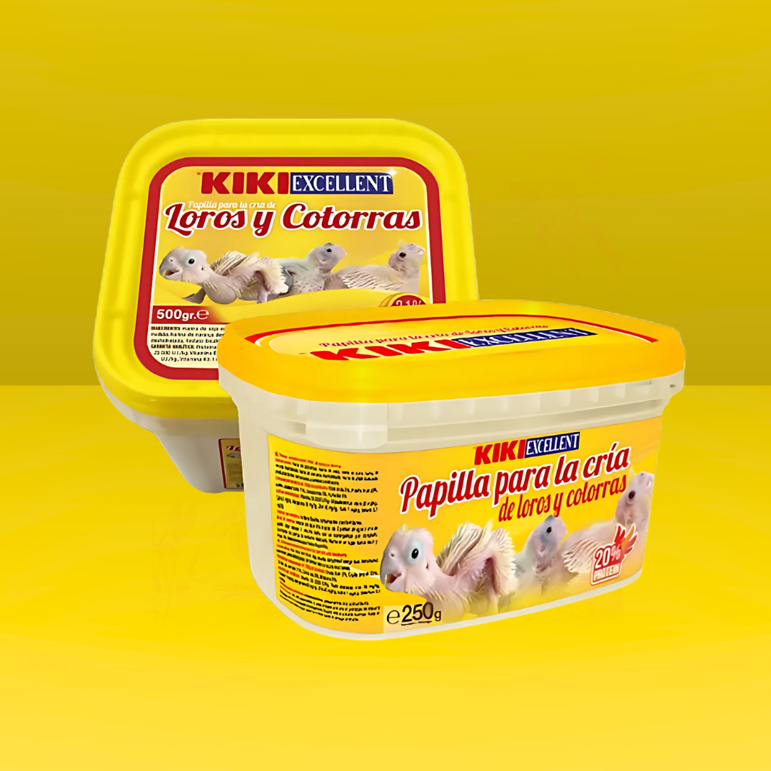 קיקי מזון דייסה לגוזלים להאכלת יד hand-rearing food for parakeets and parrots