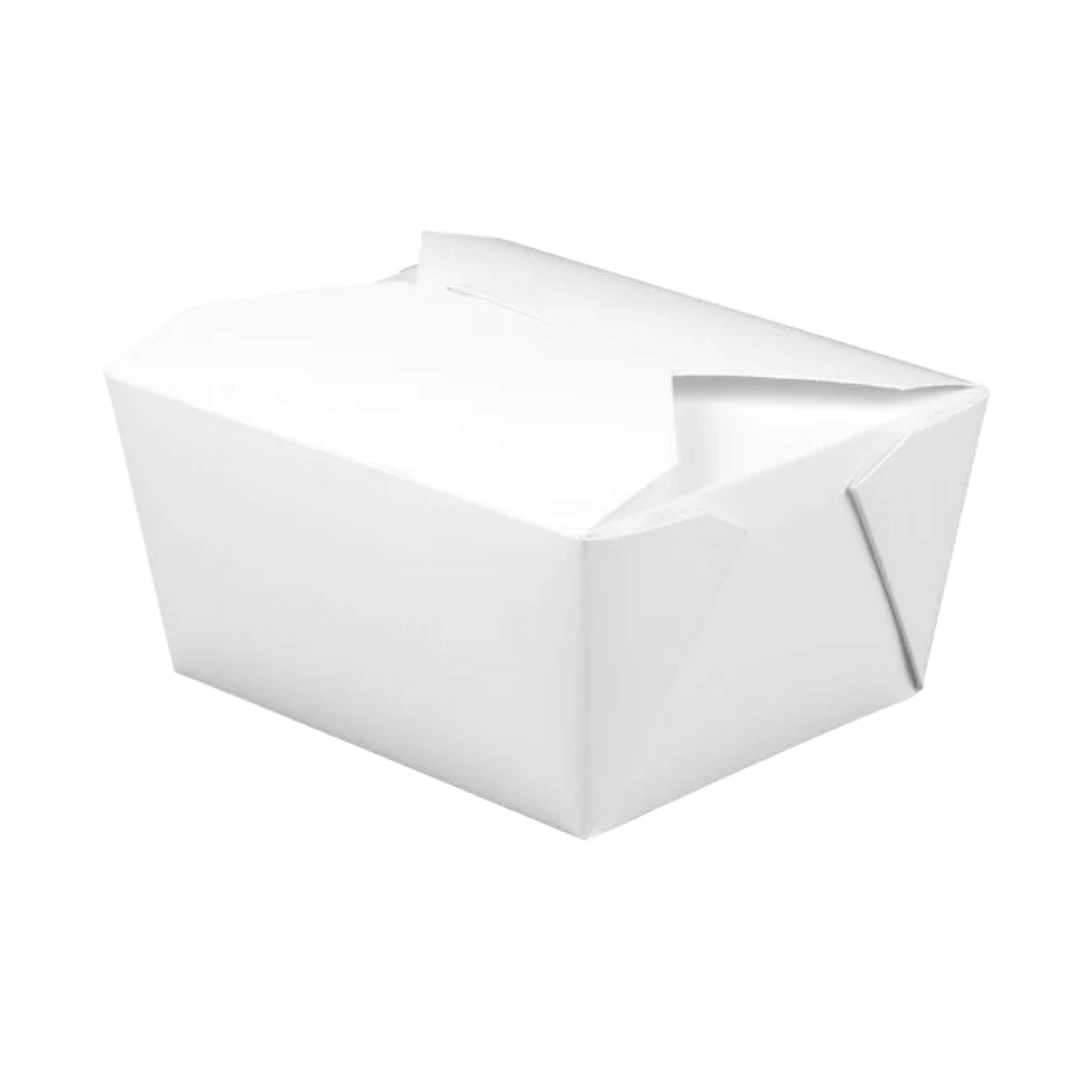 #1 White Paper Take-Out Box - 450/Case