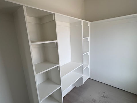 Custom built-in shelves