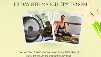 Full Moon Sound Bath: Prelude to Spring - Friday 14th March 2025