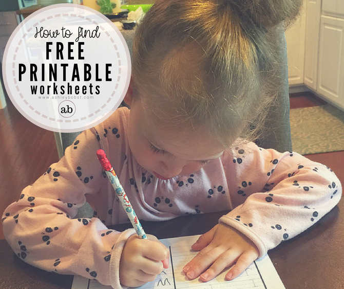 How to Find Free Printable Worksheets!
