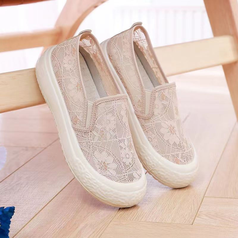 サムネイル： Soft lace slip-ons