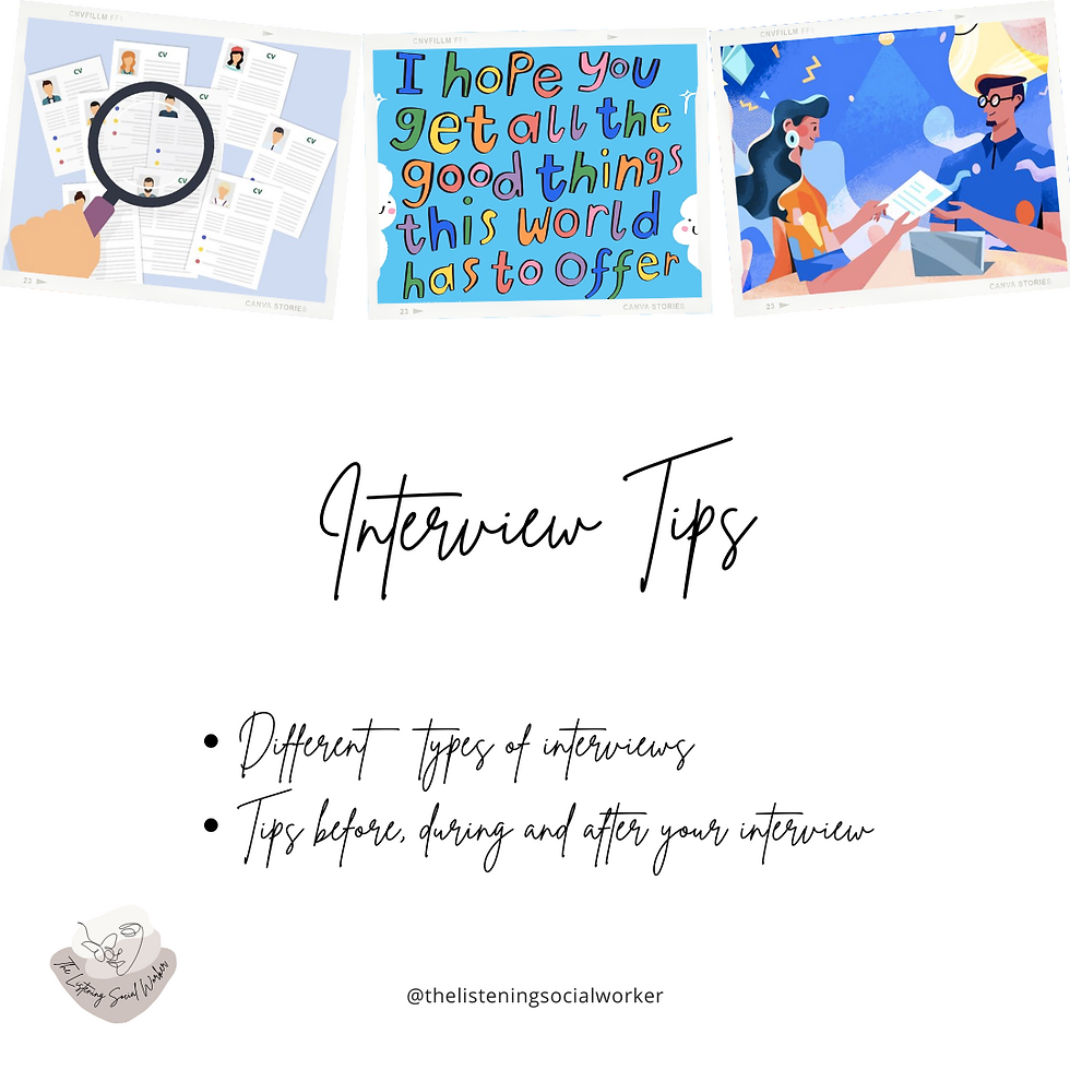 Interview Tips // Digital Print