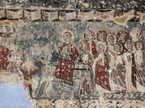 Restauración de una capilla navarra revela pinturas góticas del siglo XIV