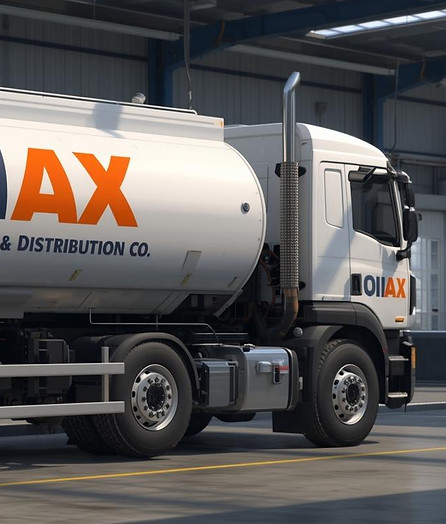 اريد صورة ل fuel truck استخدمها على السوشل ميديا تحكون الشاحنات تحمل على التنك شعار OIIAX