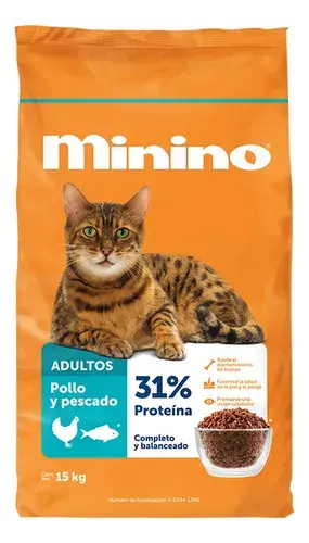 Miniatura: Minino 15kg Croqueta Alimento Gato