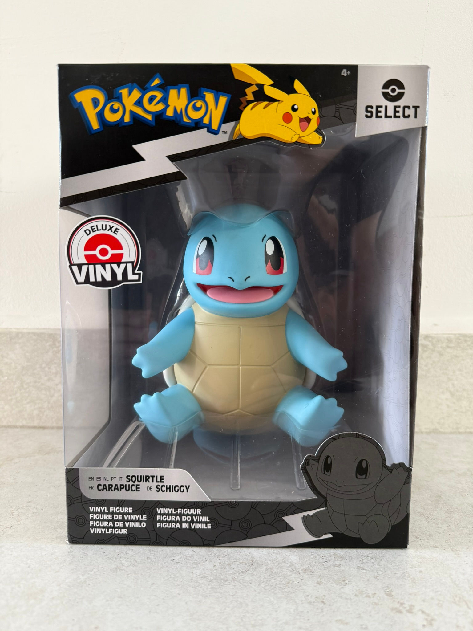 Figura Deluxe De Vinilo Squirtle Pokemon 20 Cm