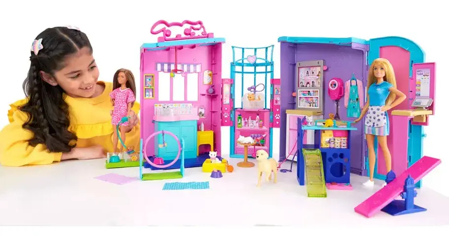 Miniatura: Barbie Veterinaria Guarderia De Mascotas 2 Muñecas +30 Acc