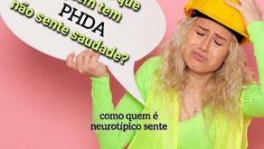 PHDA: longe da vista longe do coração. Será?