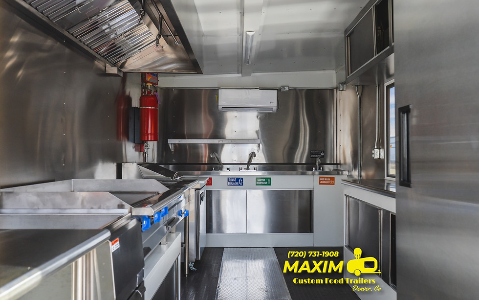 Thumbnail: 16 Ft. Orange MAXIM Food Trailer