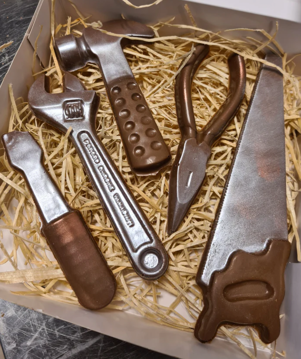 gereedschap set mannen giftset chocolade