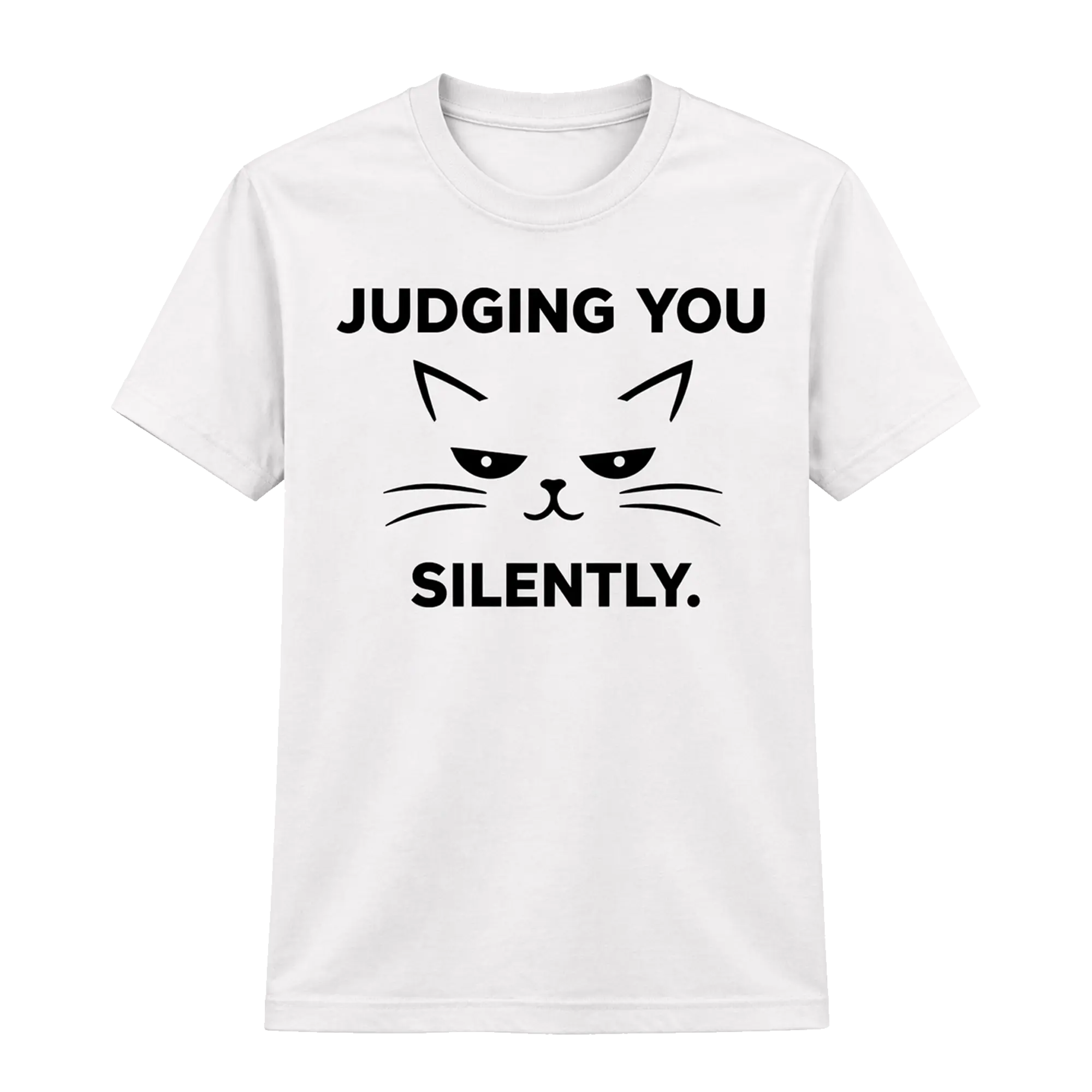 Funny Cat Shirt – Judging You Silently Tee