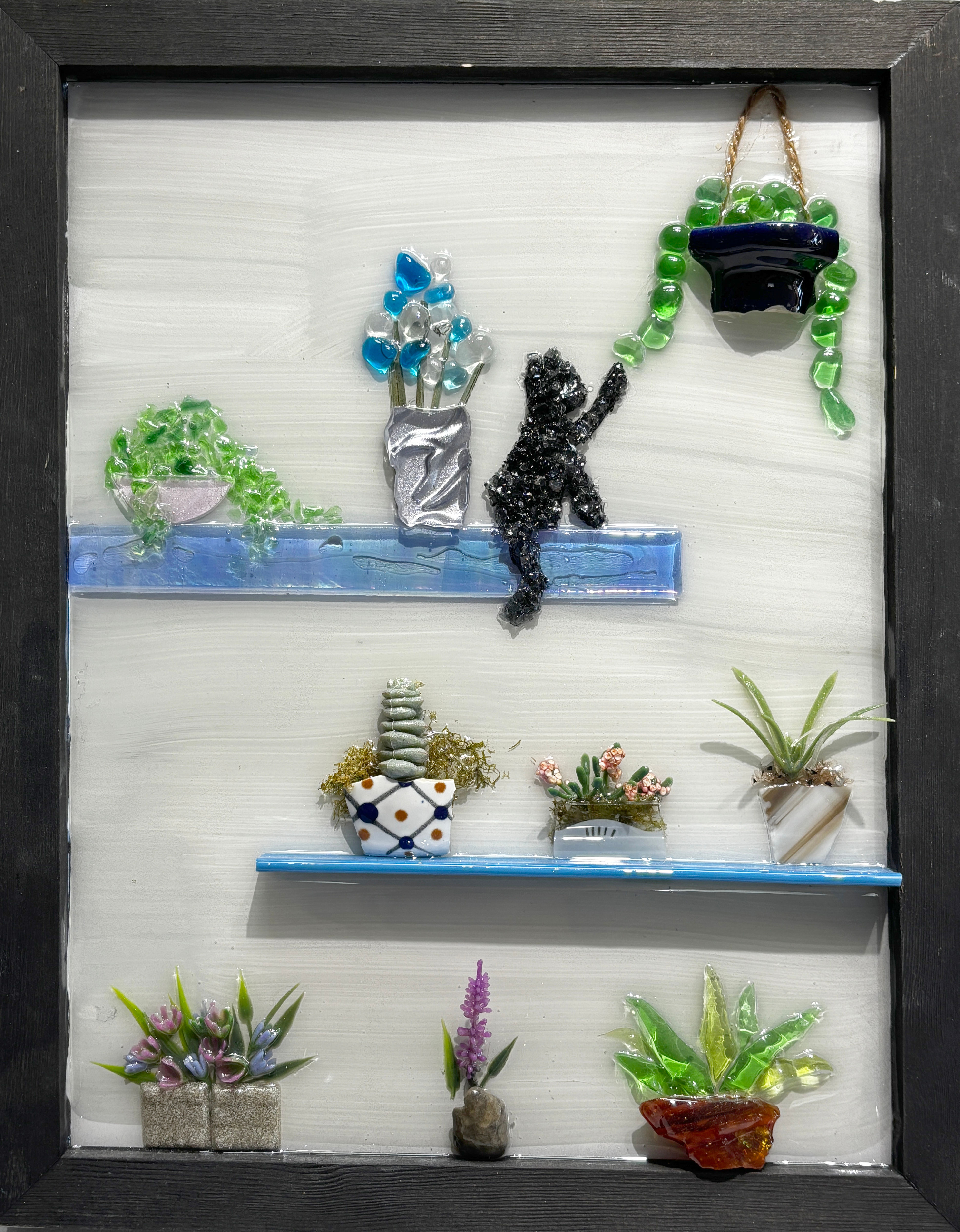 11x14 Plants Glass Wall Art