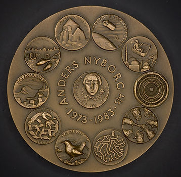 Anders Nyborg Ten year Anniversary medal 1983