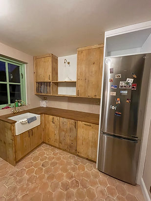 London, Hackney, Kitchen made of cheese boards.JPG