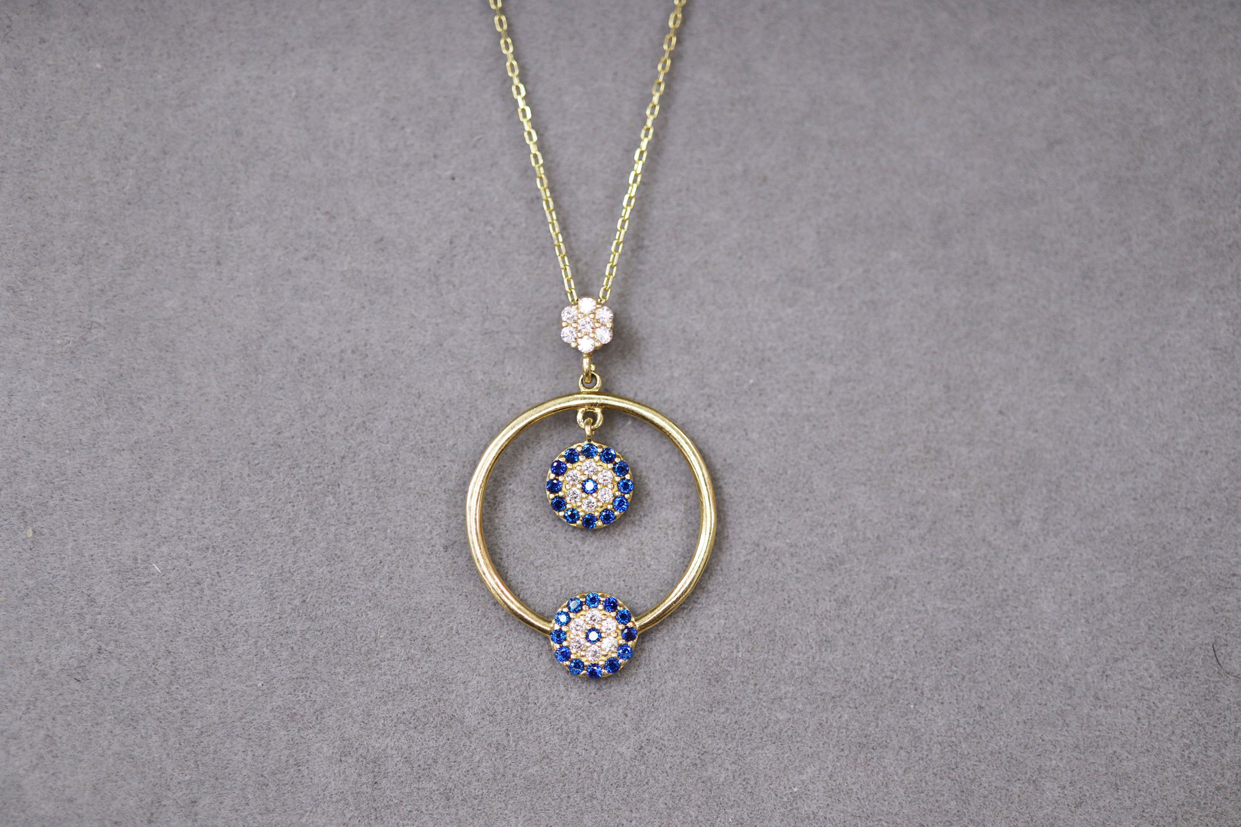 L6 Collar ojitos protectores dobles 45 cms - 2g