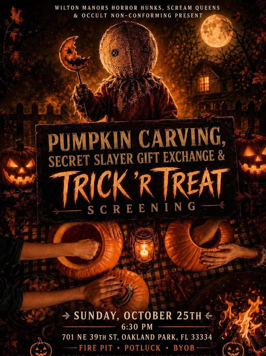 Samhain: Pumpkin Carving Night, Secret Slayer & Trick 'r Treat Screening