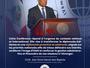 Haïti-Diplomatie : Ouverture de la IVe Conférence des Ambassadeurs