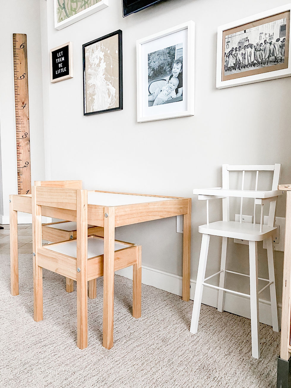 Styled prairie family room interior designed by Planted Creative with warm textures and thoughtful styling.