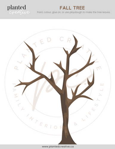 Fall Tree PRINTABLE | Planted Creative