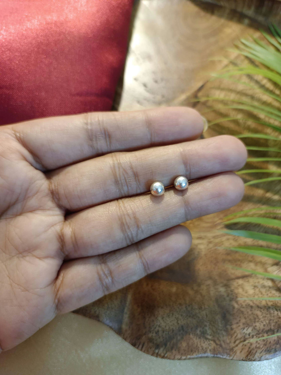 Thumbnail: Basic Sterling silver studs