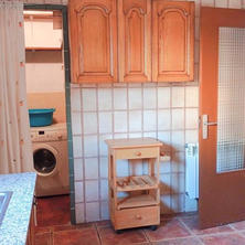 The laundry room at Lezardiere House