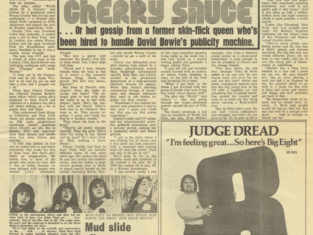 David Bowie: "Cherry Sauce" Article (1973)