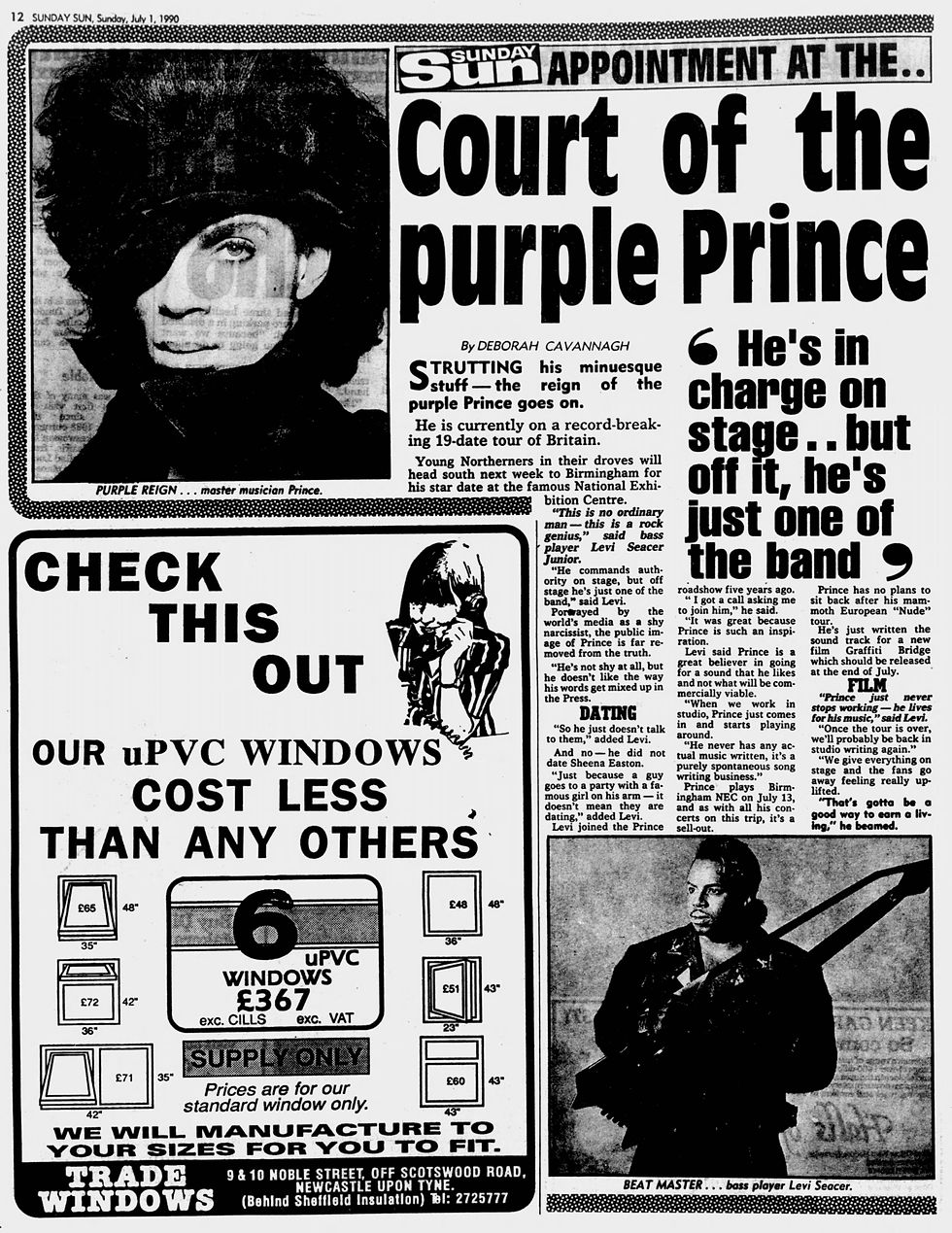 Prince (July 1, 1990) “Court of the purple Prince” - Sunday Sun